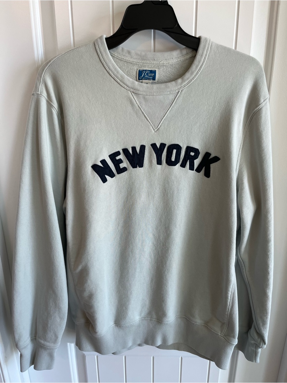 J. Crew “New York” Crewneck Sweatshirt - Light Gray